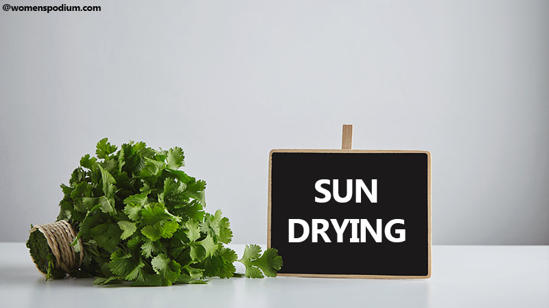 Sun Drying Technique