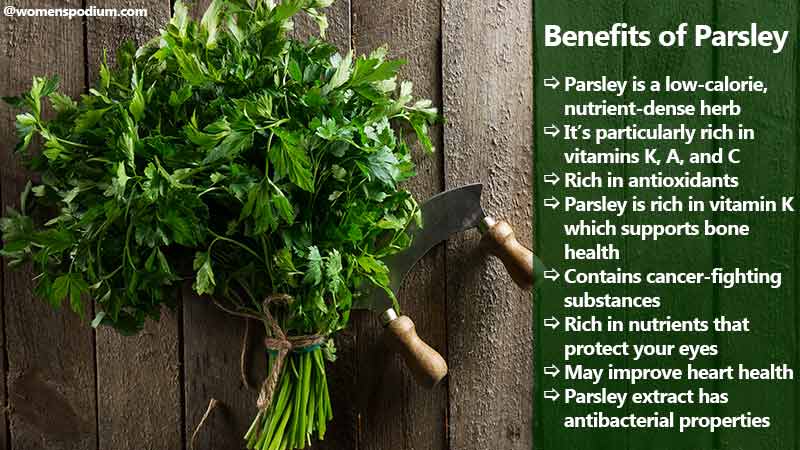 Benefits of Parsley