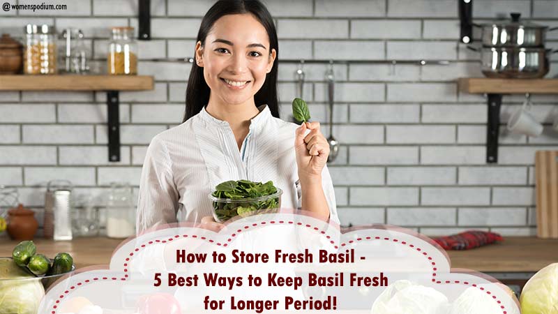 How to Store Fresh Basil