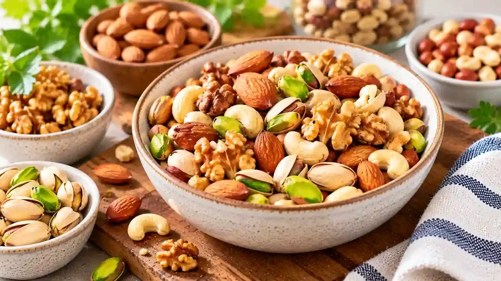 Mixed nuts foods to loss weight