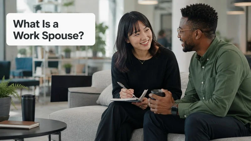 Work spouse mean?