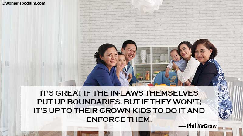 In - laws themselves put boundaries