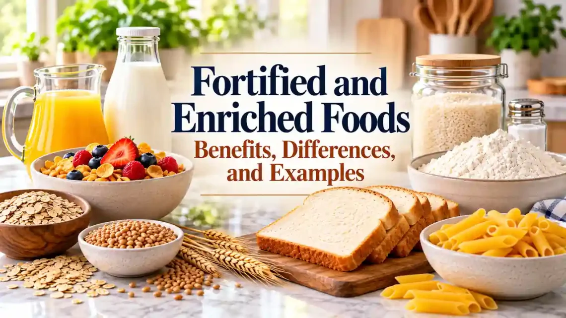 Fortified and enriched foods