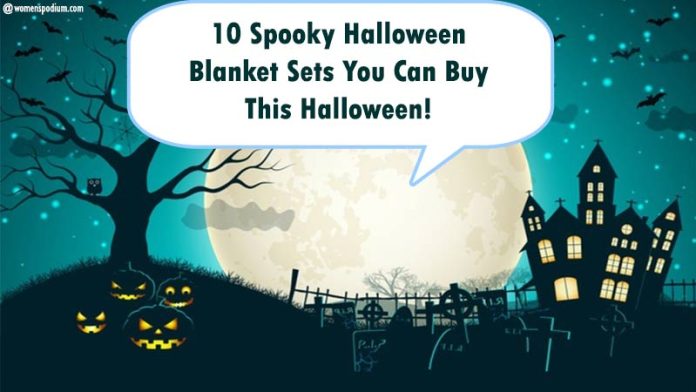 Halloween-blanket Halloween blanket