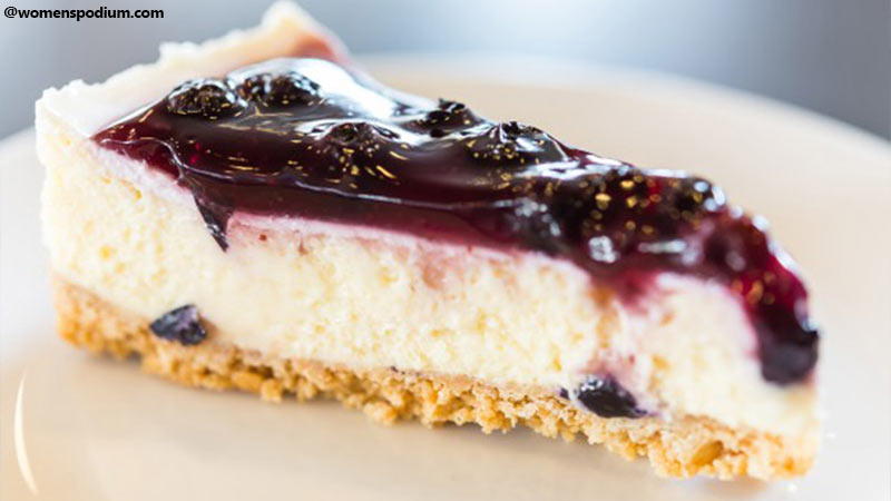 Blueberry Air Fryer Cheesecake