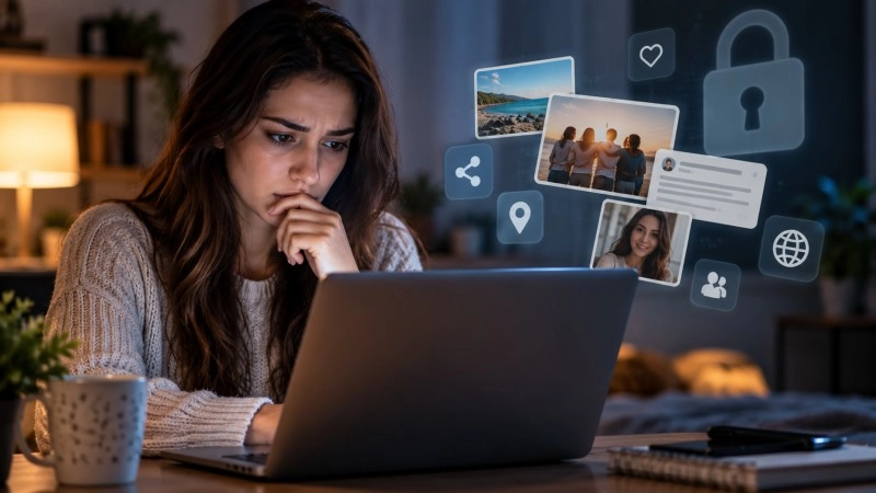 Be careful about what you share online