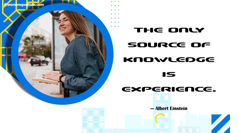 Knowledge is experience