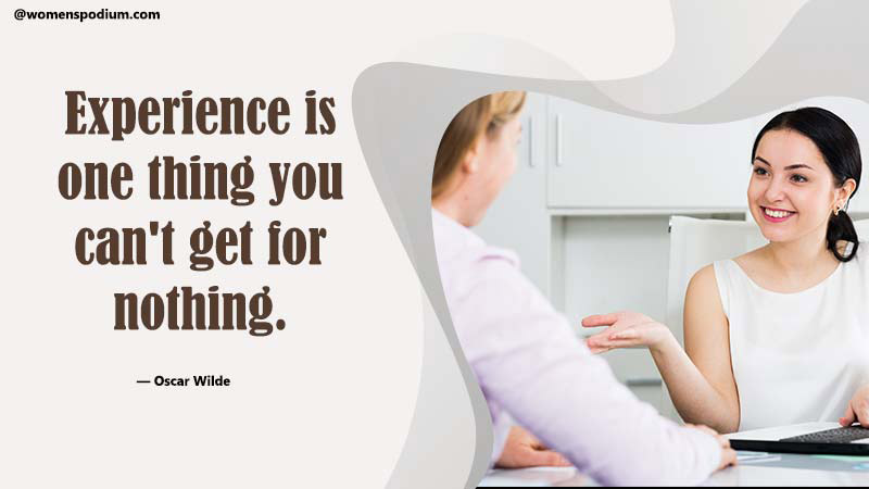Quotes about Experience
