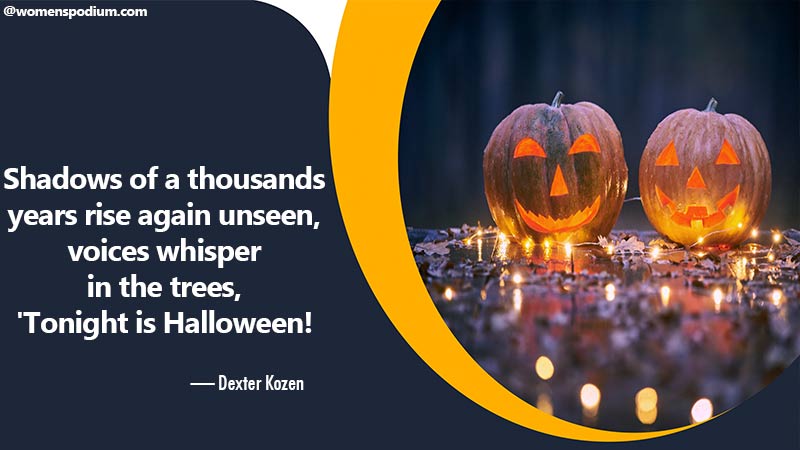 Tonight is Halloween