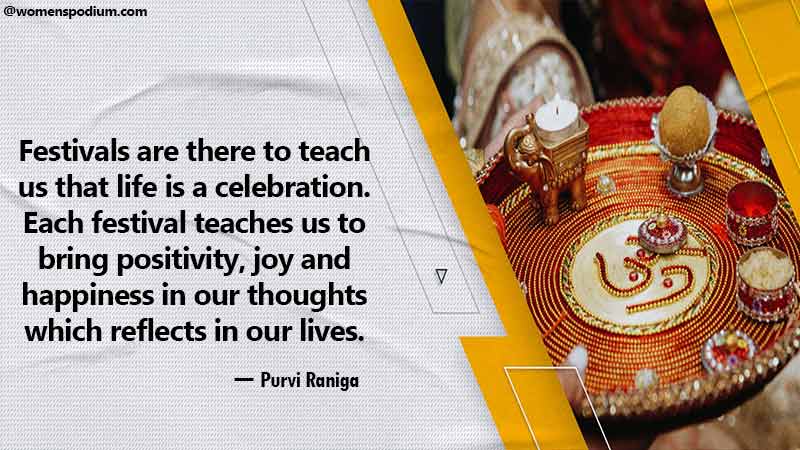 Quotes on festivals