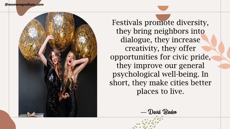 Festivals promote diversity