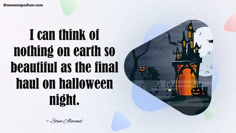 The final haul on halloween