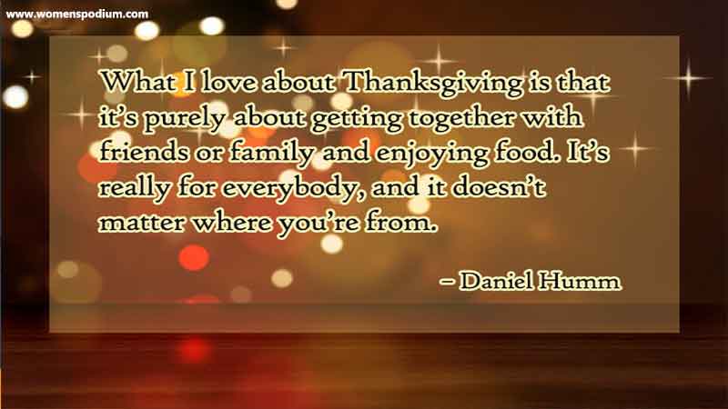 Getting together - thanksgiving quotes
