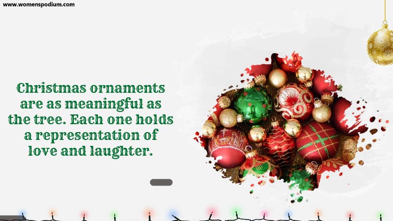 Christmas ornaments quotes