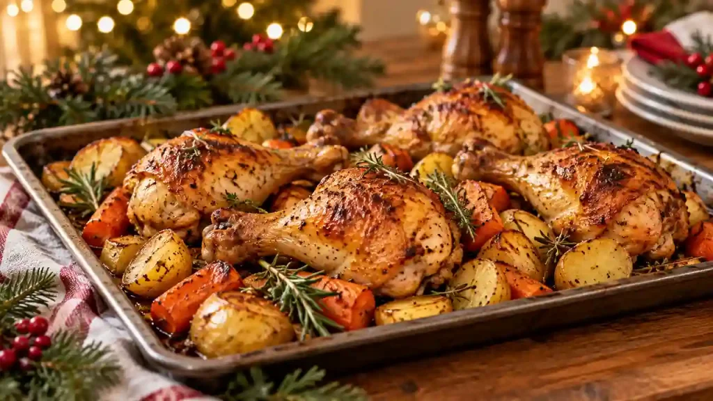 Crispy baked chicken legs christmas chicken recipes