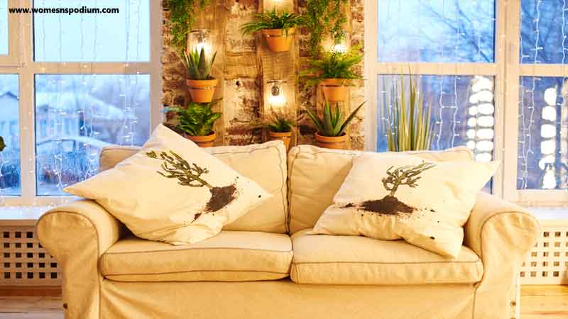 decorative plant pillow