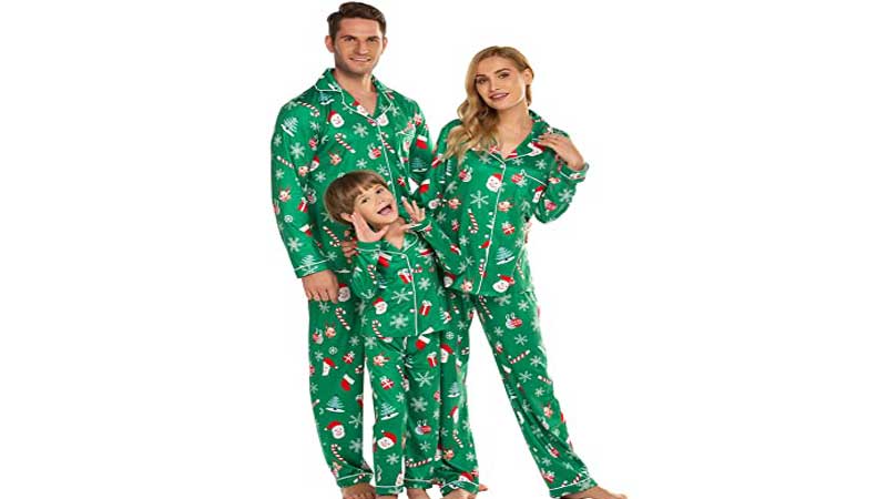 Christmas Pajamas - Christmas set with buttons