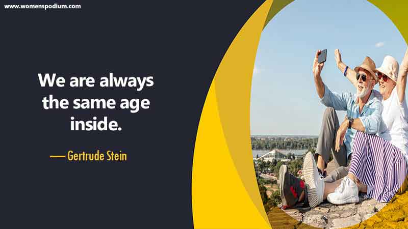 same inside - quotes about aging