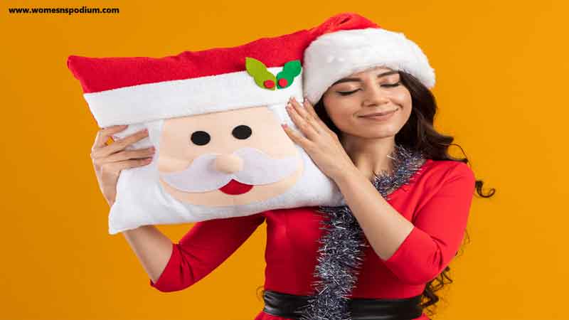 Santa Claus on a pillow