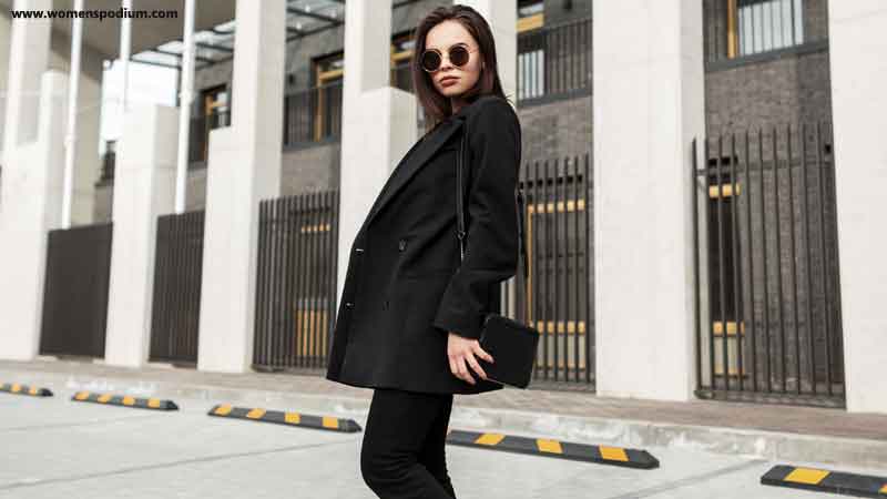 Stylish black blazer