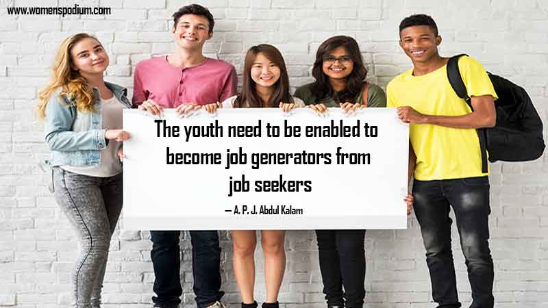youth should be job generators