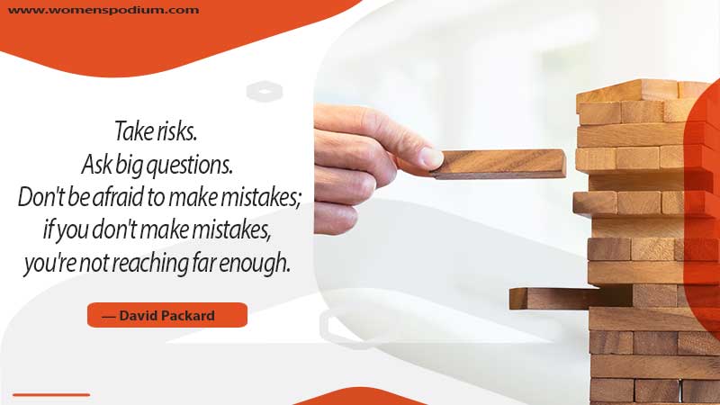 take risks, make mistakes and succeed - quotes about risk
