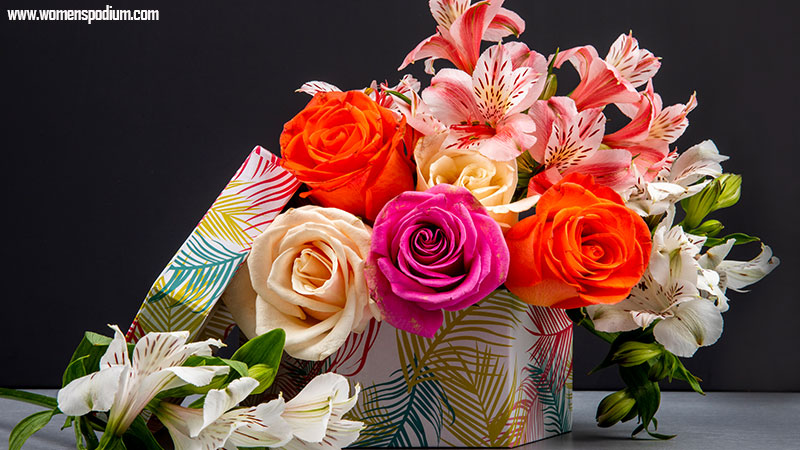 buy bouquet for your love one - wedding anniversary gift ideas