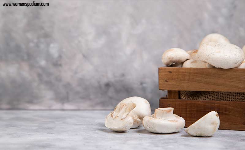 mushrooms, source of fiber, protein, antioxidants