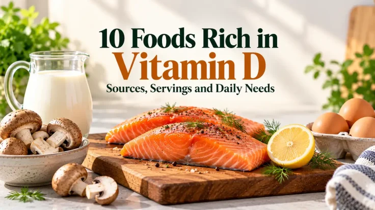 10 Foods rich in vitamin D