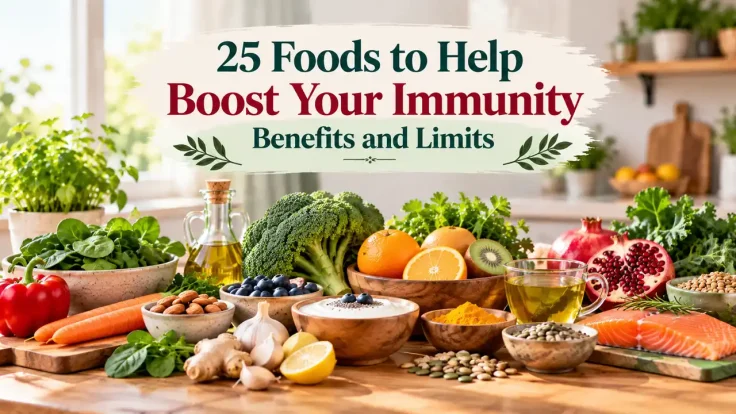 25 Foods to help boost your immunity