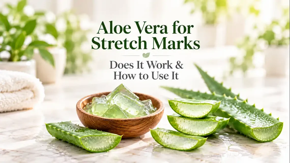 How to use aloe vera for stretch marks