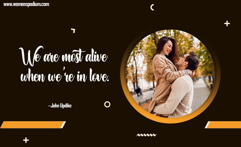 we are in love - Quotes To Celebrate Valentine's Day