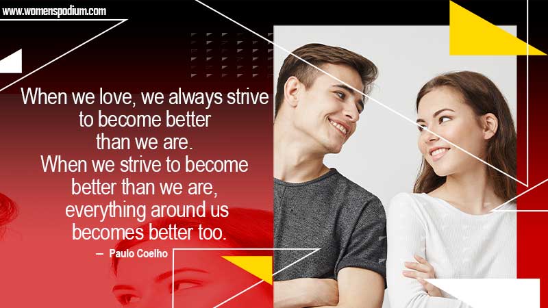 strive for better love - quotes on love