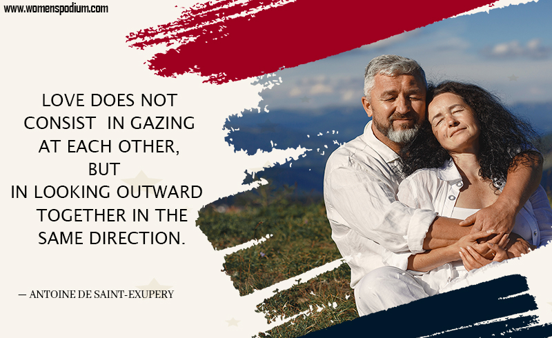 love is not gazing