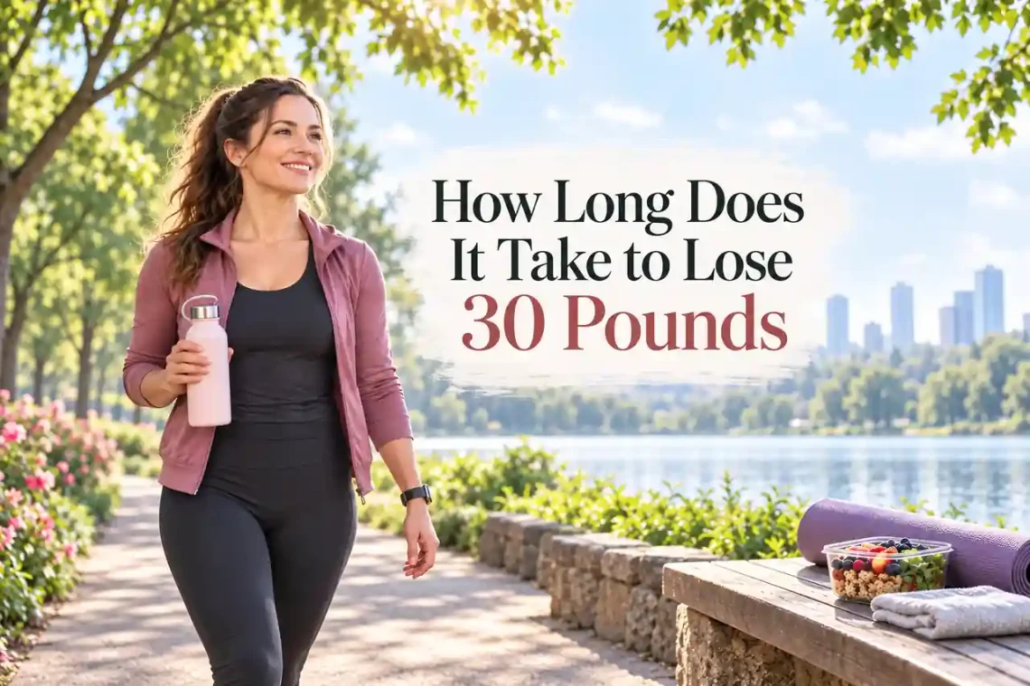 10 healthy strategies: how long does it take to lose 30 pounds