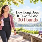 10 healthy strategies: how long does it take to lose 30 pounds
