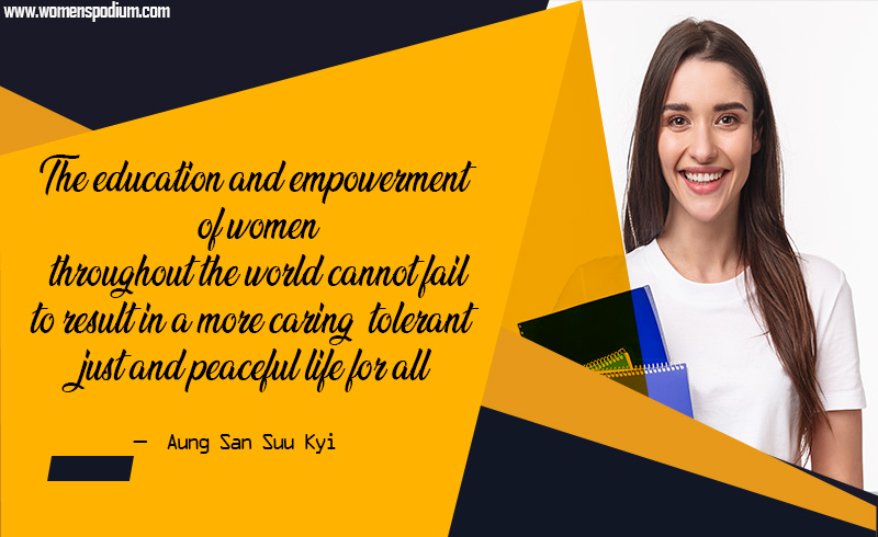 empowerment of women - quotes on women education