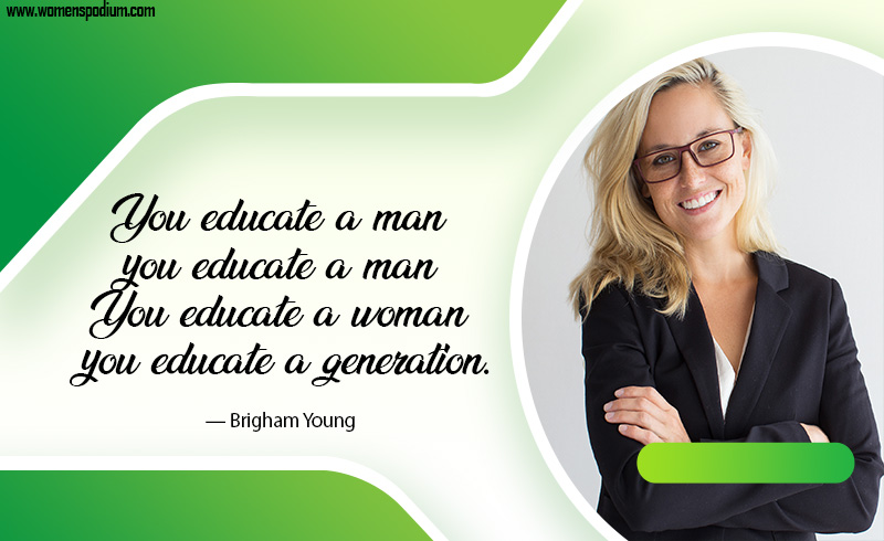 educate women to educate generation