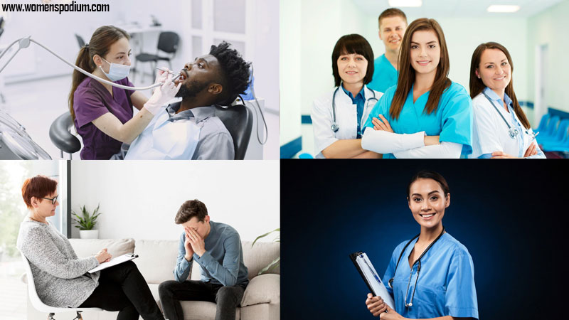 healthcare and medicine - Careers for women