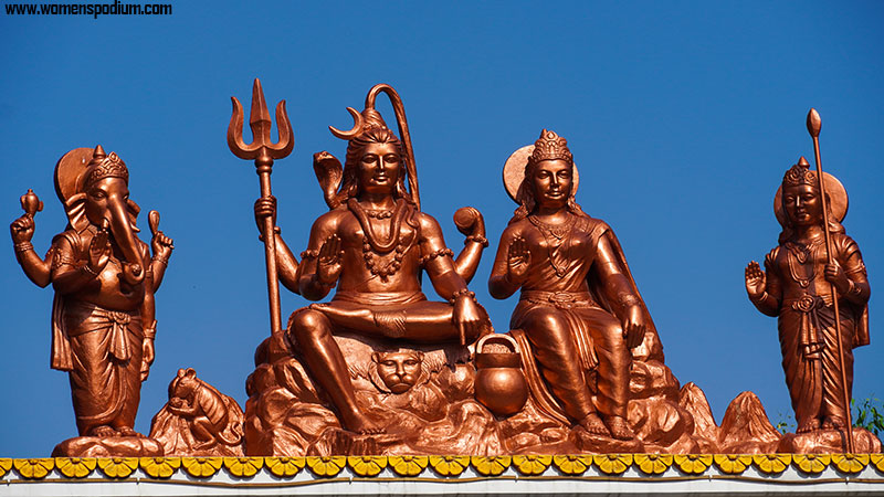 lord Shiva and Kamadev - hassle-free holi