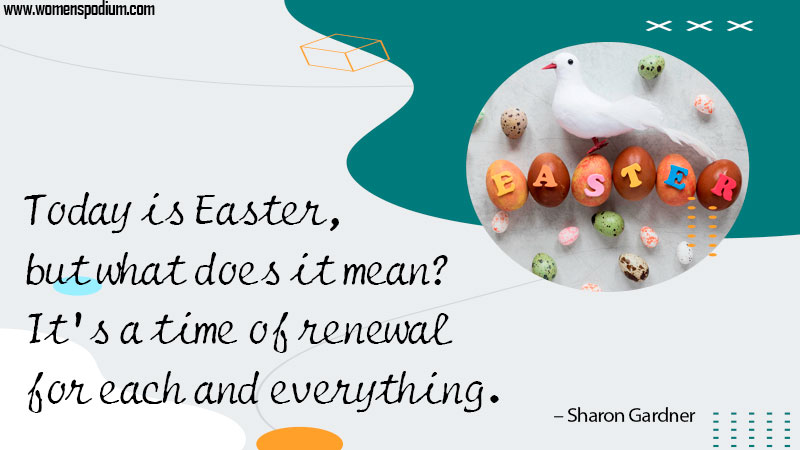 time of renewal - Quotes on Easter