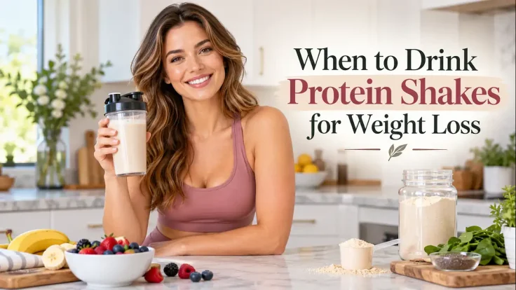 When to drink protein shakes for weight loss