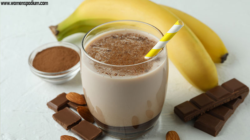 chocolate banana shake - When To Drink Protein Shakes For Weight Loss
