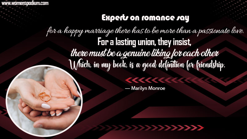 definition o friendship - Marriage Quotes