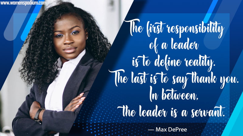 responsibility - Quotes on Leadership