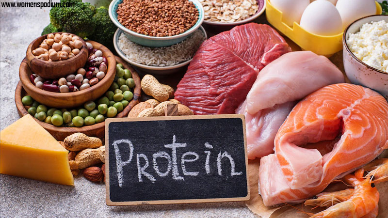 proteins - diet for glowing skin