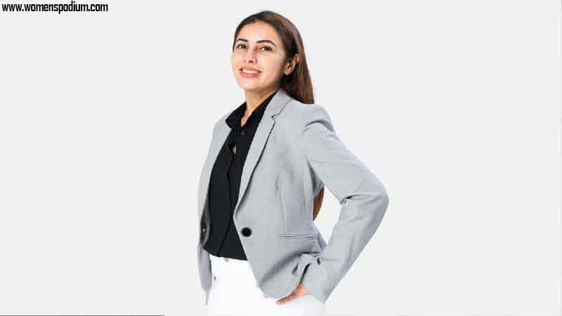 Grey Blazer - A Perfect Office Wear - how to style blazers