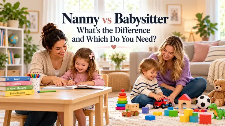 What’s the difference nanny vs babysitter