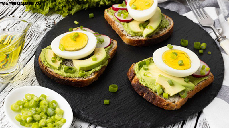 egg avocado toast