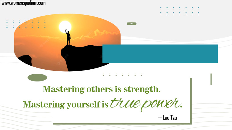 mastering yourself - quotes about power